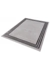 Allegro 2185 Açık Gri Dekoratif Modern Kaymaz Tabanlı Makine Halısı