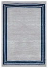 Allegro 2185 Mavi Dekoratif Modern Kaymaz Tabanlı Makine Halısı