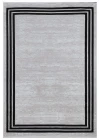 Allegro 2185 Siyah Dekoratif Modern Kaymaz Tabanlı Makine Halısı