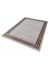 Allegro 2185 Vizon Dekoratif Modern Kaymaz Tabanlı Makine Halısı