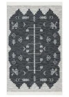 Arya Ar 23 Grey %100 Geri Dönüşümlü Pamuktan Çift Taraflı Yıkanabilir Modern Dekoratif Kilim