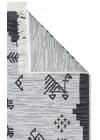 Arya Ar 23 Grey %100 Geri Dönüşümlü Pamuktan Çift Taraflı Yıkanabilir Modern Dekoratif Kilim