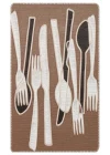 Arya Neo Arn 06 Brown White Yıkanabilir Kaymaz Tabanlı Modern Pamuk Kilim
