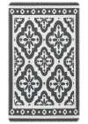 Arya Neo Arn 08 Antrasit White Yıkanabilir Kaymaz Tabanlı Modern Pamuk Kilim