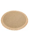 Brooklyn Brk 07 Grey Hasır Görünümlü Kaymaz Renkli Dokuma Modern Kilim
