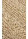 FLATWEAVE KILIM 0796 El Dokuma Naturel Jüt Hasır Halı