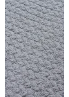 Flatweave Ptn 18 Grey Ct  Renkli Jüt Görünümlü Hasır Örgü Halı