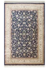 Isfahan 03 Navy Cream  Klasik Desenli Yüksek Kalite Sık Dokuma Makine Halısı