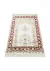Isfahan Scd 01 Cream Red Klasik Desenli Yüksek Kalite Sık Dokuma Seccade