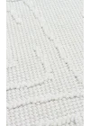 Motto MOT 05 White Yumuşak Tuşeli Örgü Dokuma Modern Makine Halısı