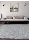 Dhoku DH003 Gri Rustik Modern Örme Kilim - indoor & outdoor