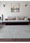 Dhoku DH004 Gri Rustik Modern Örme Kilim - indoor & outdoor
