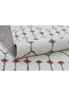 Otantik 3001 Krem Dekoratif Modern Kaymaz Tabanlı Makinede Yıkanabilir Halı Kilim