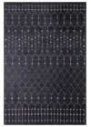 Otantik 3002 Antrasit Dekoratif Modern Kaymaz Tabanlı Makinede Yıkanabilir Halı Kilim