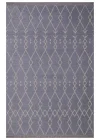 Otantik 3003 Gri Dekoratif Modern Kaymaz Tabanlı Makinede Yıkanabilir Halı Kilim