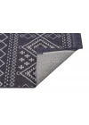 Otantik 3005 Antrasit Dekoratif Modern Kaymaz Tabanlı Makinede Yıkanabilir Halı Kilim