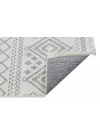 Otantik 3006 Krem Dekoratif Modern Kaymaz Tabanlı Makinede Yıkanabilir Halı Kilim