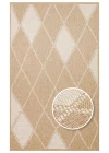 Salda SLD 04 NATURAL WHITE Güneş Işığı ve Suya Dayanıklı Jüt Görünümlü Sisal Halı