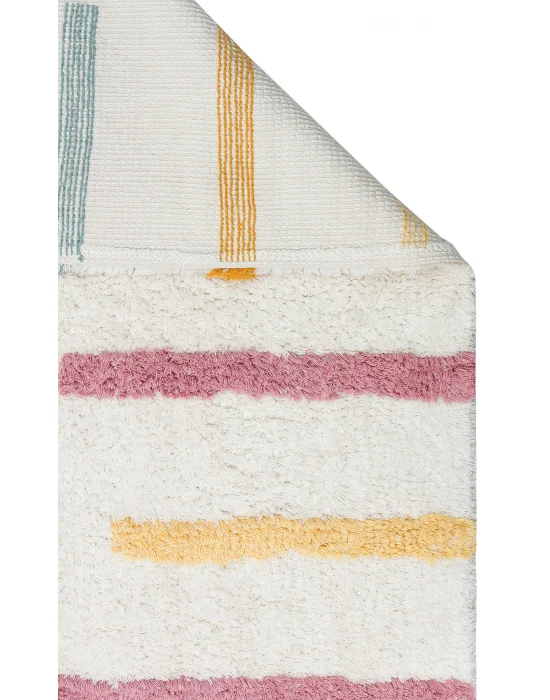 COTTON BOON HALI 0023 Yıkanabilir Kaymaz Tabanlı Naturel Pamuk Bebek Halısı
