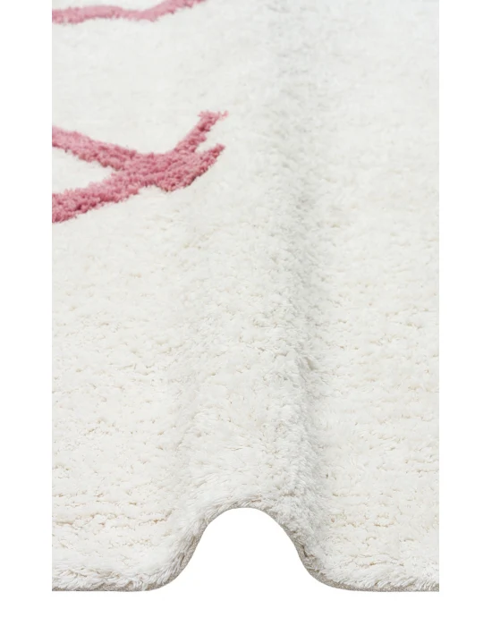 COTTON BOON HALI 0025 Yıkanabilir Kaymaz Tabanlı Naturel Pamuk Bebek Halısı