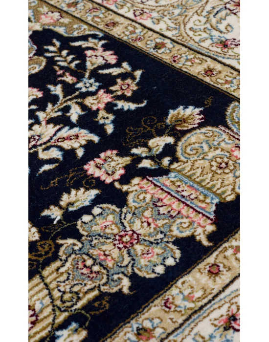 Isfahan Scd 01 Navy Klasik Desenli Yüksek Kalite Sık Dokuma Seccade