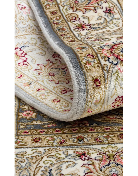 Isfahan Scd 01 Grey Klasik Desenli Yüksek Kalite Sık Dokuma Seccade