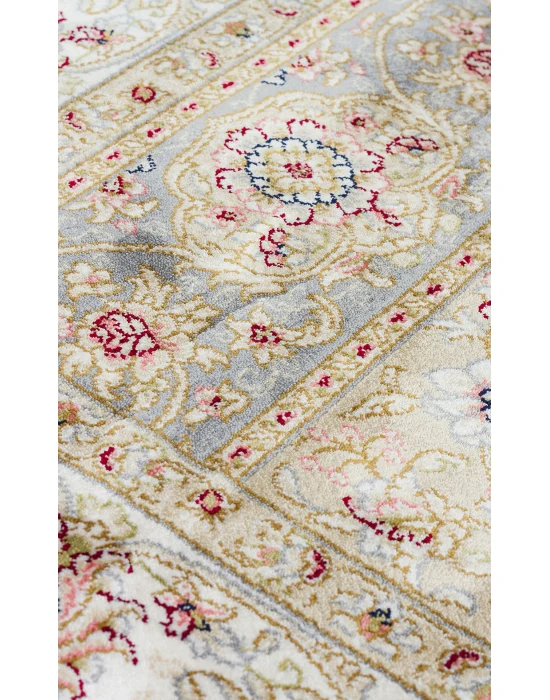 Isfahan Scd 01 Grey Klasik Desenli Yüksek Kalite Sık Dokuma Seccade