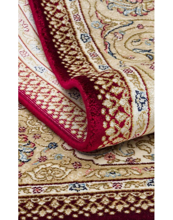 Isfahan Scd 02 Red Klasik Desenli Yüksek Kalite Sık Dokuma Seccade
