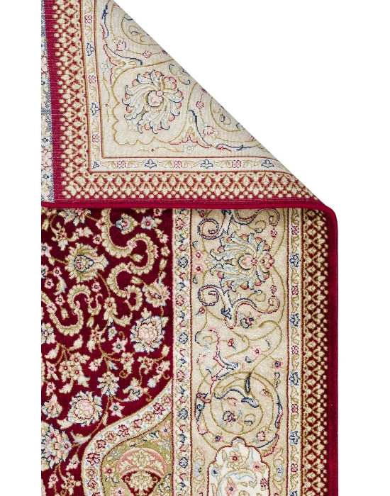 Isfahan Scd 02 Red Klasik Desenli Yüksek Kalite Sık Dokuma Seccade