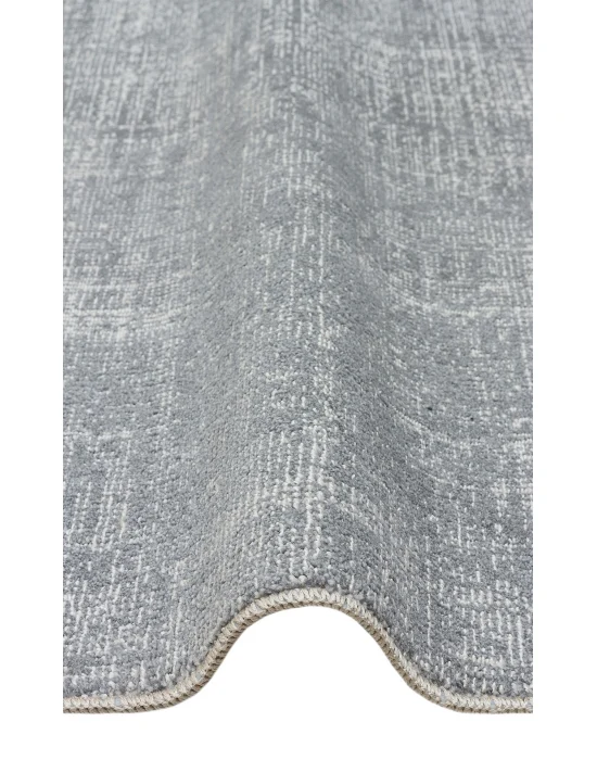 Kalahari Plain Grey Özel Dokuma Tekniği ile Üretilen Modern Sade Desenli Makine Halısı