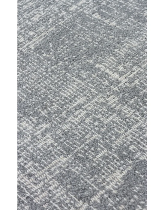 Kalahari Plain Grey Özel Dokuma Tekniği ile Üretilen Modern Sade Desenli Makine Halısı