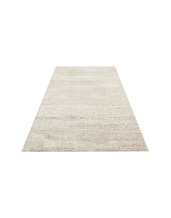 Kalahari 01 Grey Beıge Özel Dokuma Tekniği ile Üretilen Modern Sade Desenli Makine Halısı
