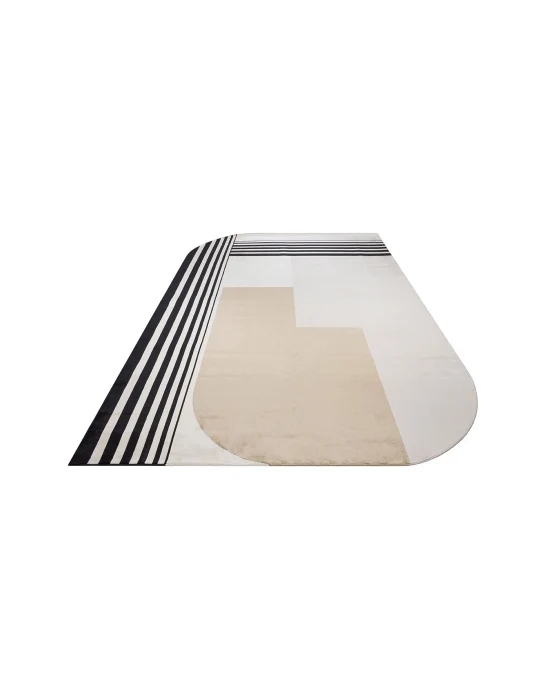 MERANO HALI 0010 Geometrik Desenli Yüksek Kalite Sık Dokuma Salon Halısı