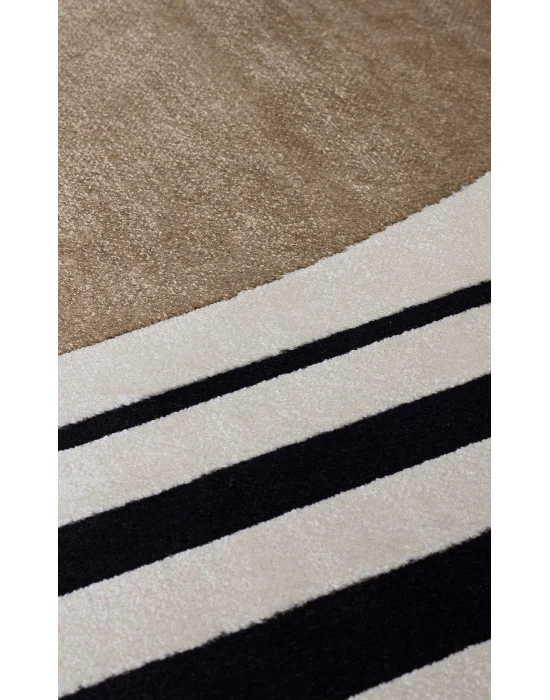 MERANO HALI 0010 Geometrik Desenli Yüksek Kalite Sık Dokuma Salon Halısı