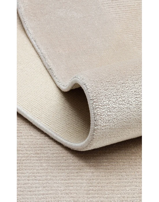 Napoli NAP 02 Vizon Sade Desenli Modern Sık Dokuma Makine Halısı