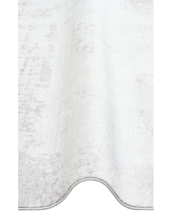SATEEN HALI 0763 Yıkanabilir Kaymaz Tabanlı Hav Vermez Sık Dokuma Modern Halı