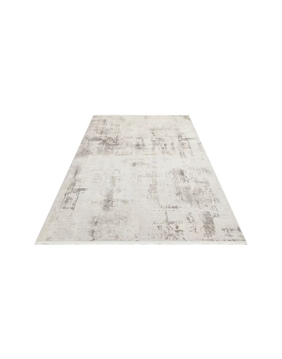 SATEEN HALI 0763 Yıkanabilir Kaymaz Tabanlı Hav Vermez Sık Dokuma Modern Halı