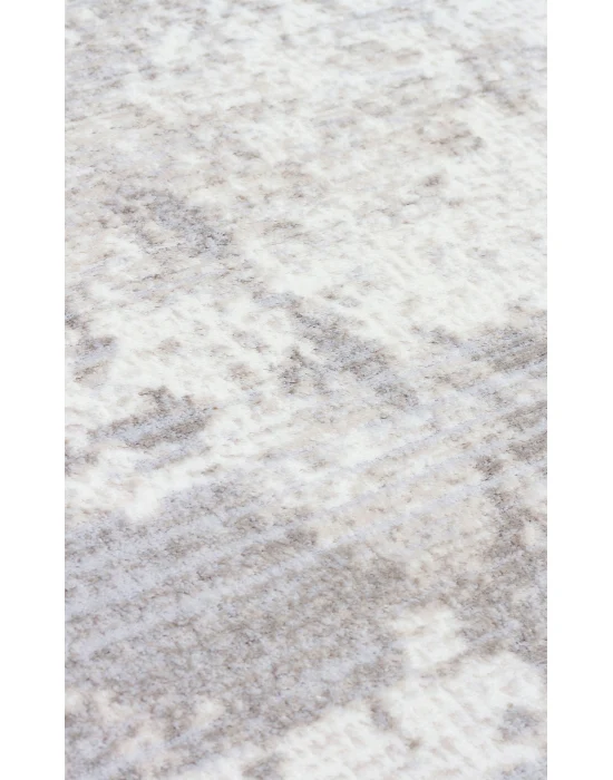 SATEEN HALI 0763 Yıkanabilir Kaymaz Tabanlı Hav Vermez Sık Dokuma Modern Halı