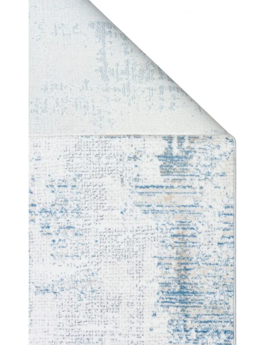 SATEEN HALI 0780 Yıkanabilir Kaymaz Tabanlı Hav Vermez Sık Dokuma Modern Halı