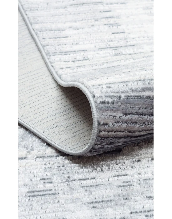 SATEEN HALI 0793 Yıkanabilir Kaymaz Tabanlı Hav Vermez Sık Dokuma Modern Halı