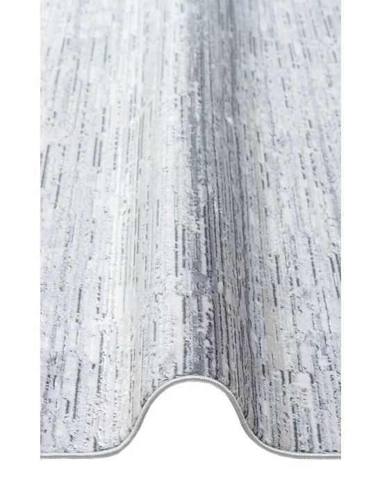 SATEEN HALI 0793 Yıkanabilir Kaymaz Tabanlı Hav Vermez Sık Dokuma Modern Halı