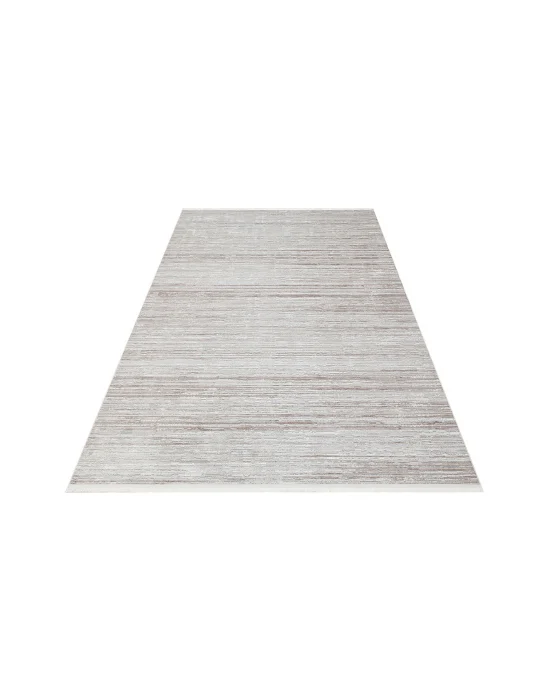 SATEEN HALI 0810 Yıkanabilir Kaymaz Tabanlı Hav Vermez Sık Dokuma Modern Halı