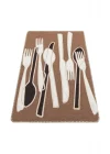 Arya Neo Arn 06 Brown White Yıkanabilir Kaymaz Tabanlı Modern Pamuk Kilim
