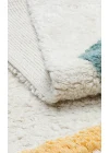COTTON BOON HALI 0022 Yıkanabilir Kaymaz Tabanlı Naturel Pamuk Bebek Halısı
