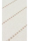 Riva Rv 03 Cream Beige Makinede Yıkanabilir Kaymaz Tabanlı Pamuk Kilim