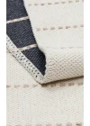 Riva Rv 03 Cream Beige Makinede Yıkanabilir Kaymaz Tabanlı Pamuk Kilim