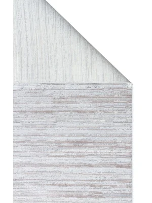 SATEEN HALI 0810 Yıkanabilir Kaymaz Tabanlı Hav Vermez Sık Dokuma Modern Halı