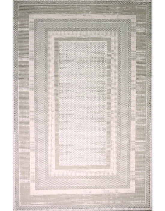Shabby 332A Gri Bej Yumuşak Dokulu Makine Halısı