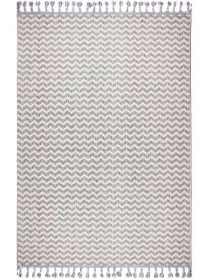 Astra 28048A Gri Bukle Tekniğiyle Üretilmiş Modern Makine Halısı