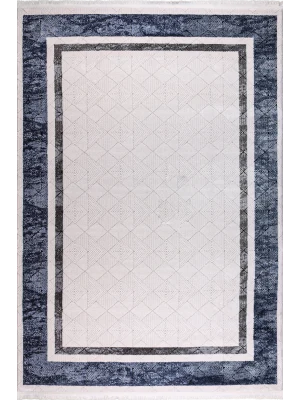 Mystique 21598A Mavi Akrilik Salon Halısı